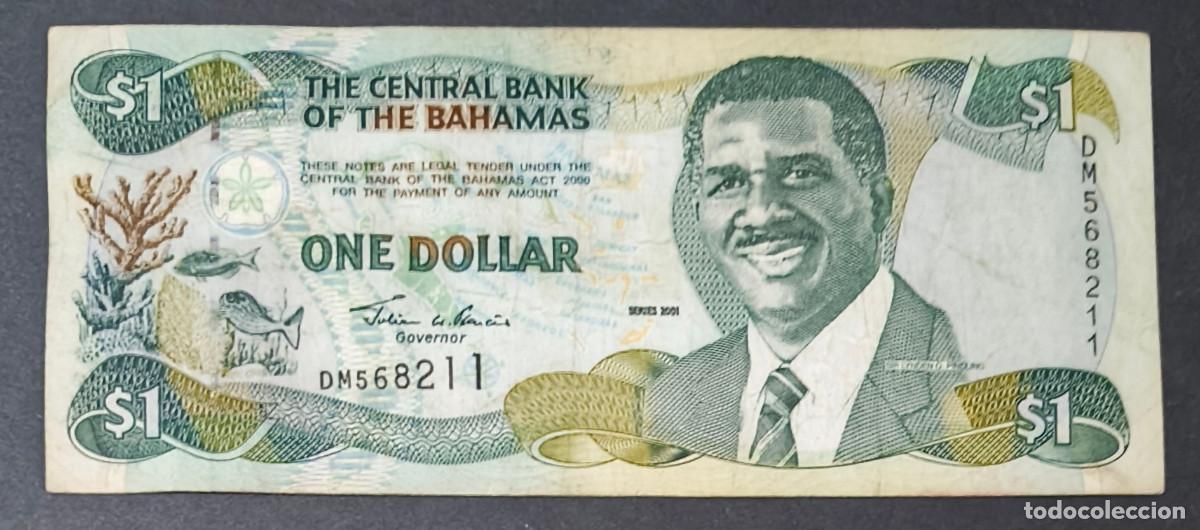 Billetes extranjeros: BAHAMAS. 1$ series 2001. Pick 69. - Foto 1