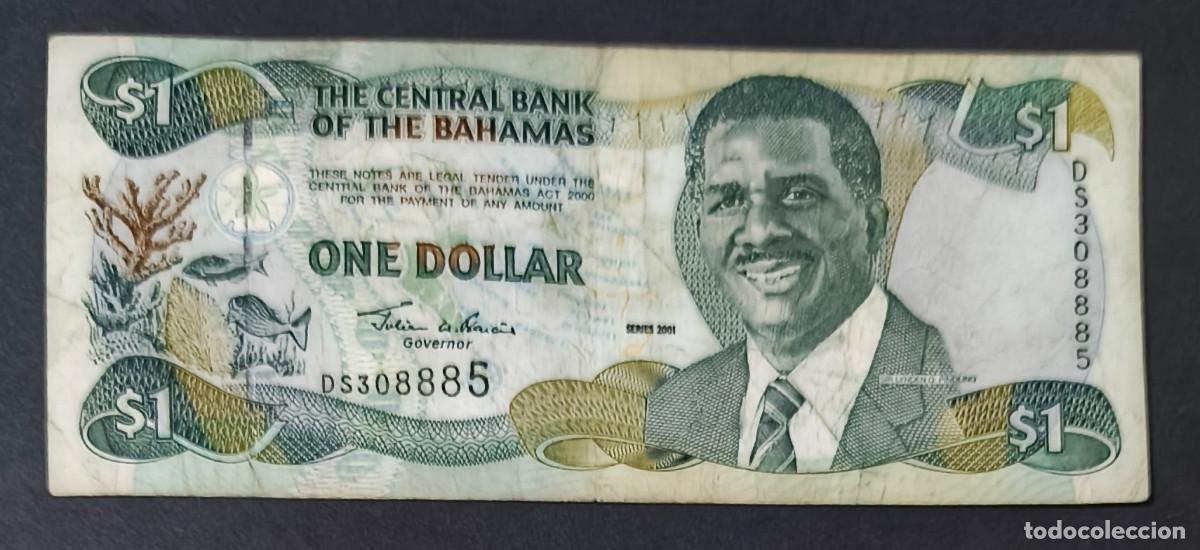 Notas Internacionais: BAHAMAS. 1$ series 2001. Pick 69.