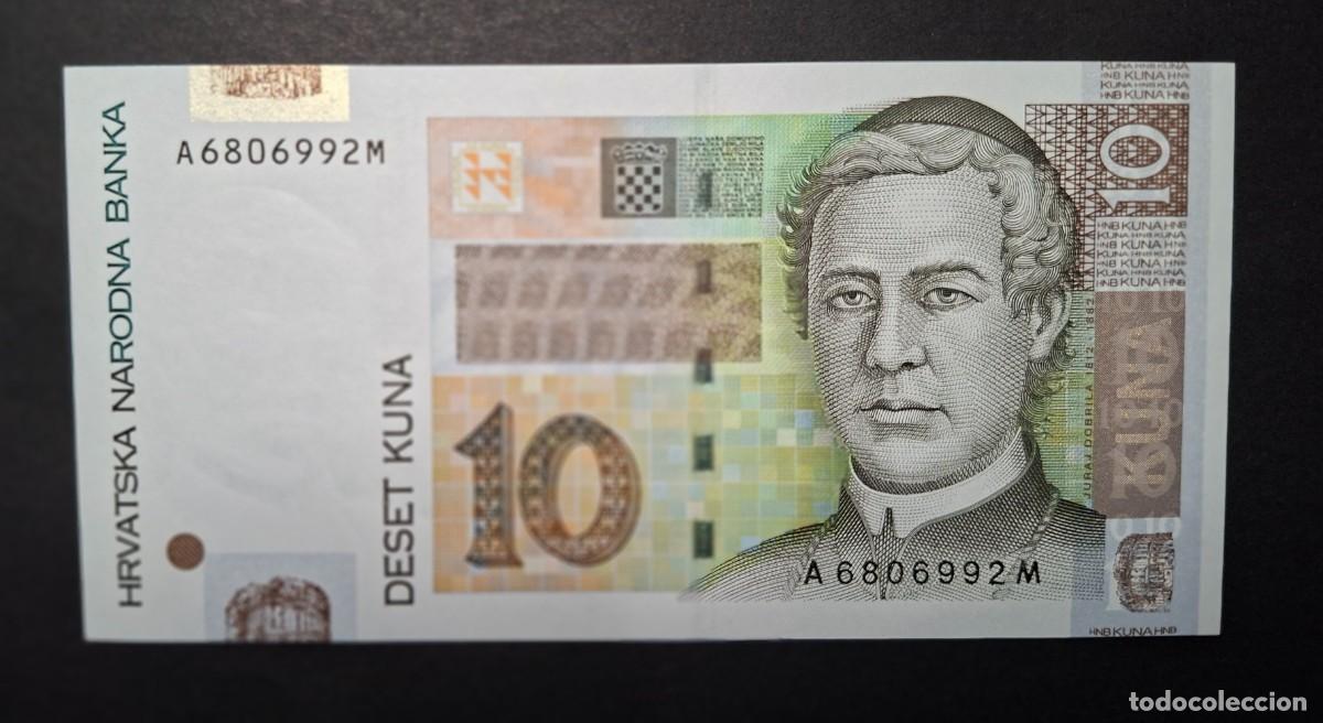 Notas Internacionais: CROACIA 10 Kuna 2001 P- 38a SC
