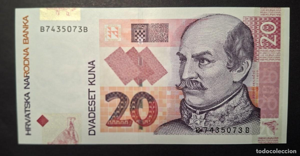 Billetes extranjeros: CROACIA 20 Kuna 2012 P- 39b SC