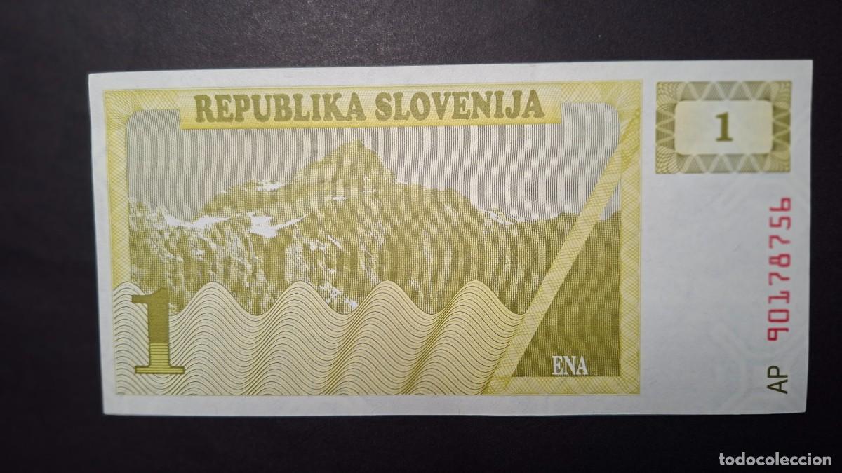 Billets internationaux: ESLOVENIA SLOVENIA 1Tolar 1990 P- 1a SC