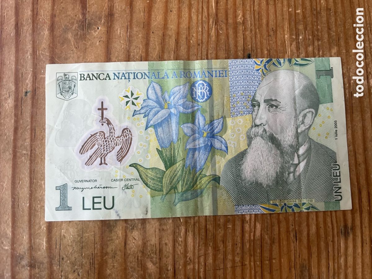 Billetes extranjeros: R32102 MONEDA BILLETE RUMANIA 1 LEU