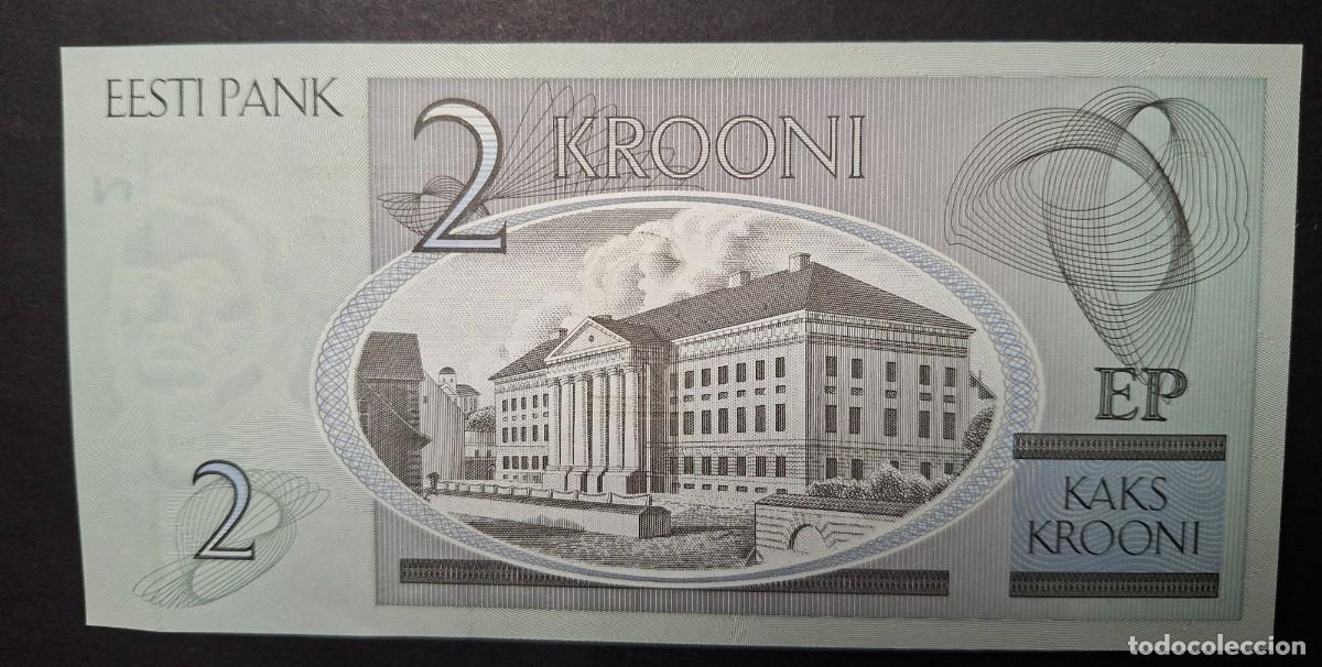 Billetes extranjeros: ESTONIA 2 Krooni 2006 P- 85a SC - Foto 2