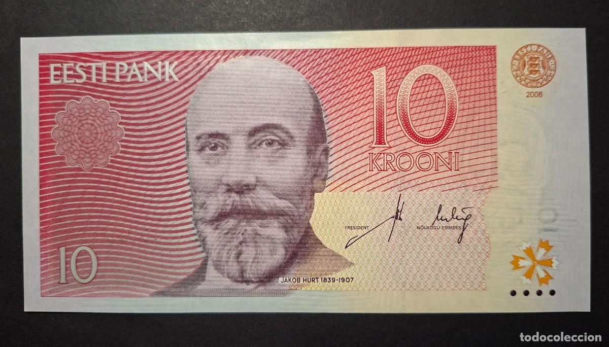 Billetes extranjeros: ESTONIA 10 Krooni 2007 P- 86a SC