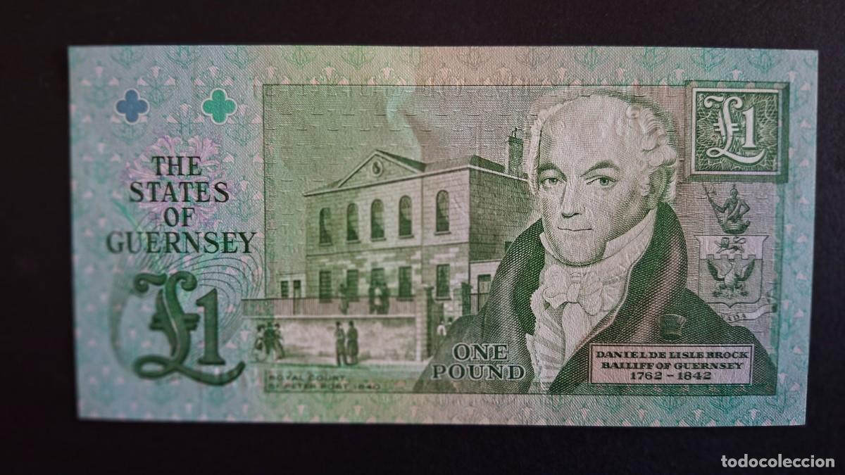 Billets internationaux: GUERNSEY 1 Pound 2016 P- 52d.1 SC