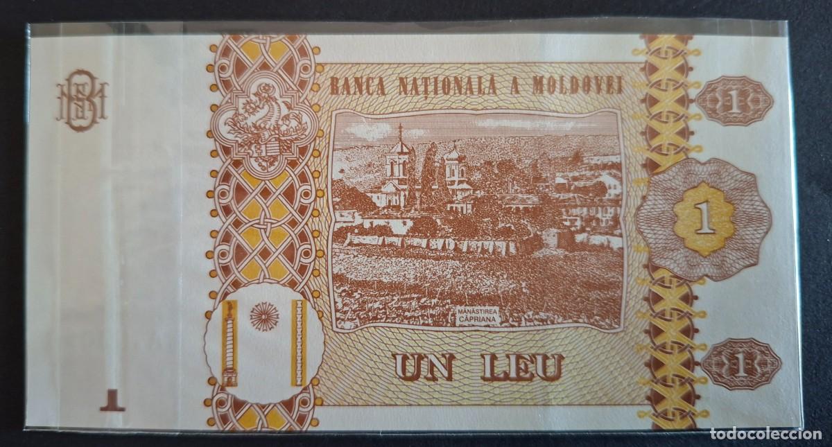 Billetes extranjeros: MOLDAVIA 1 Leu 2015 P- 21a SC - Foto 2