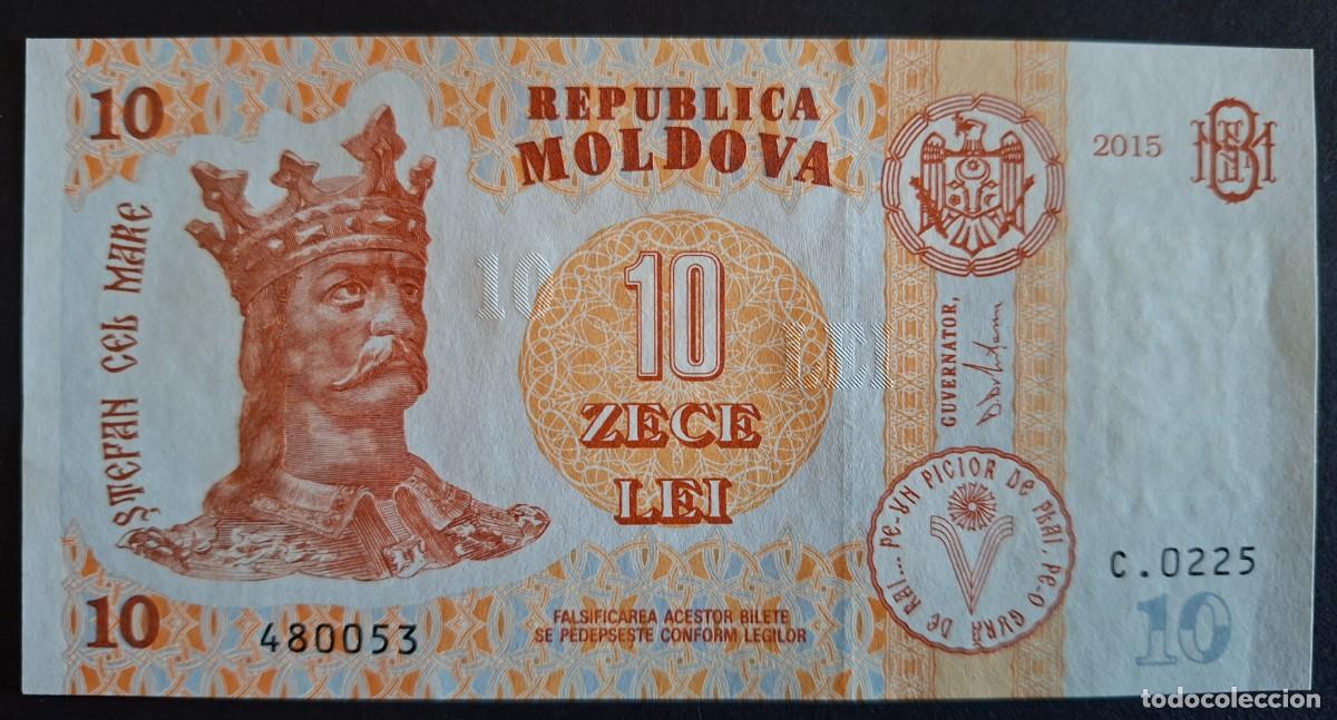 International Banknotes: MOLDAVIA 10 Lei 2015 P- 22a SC