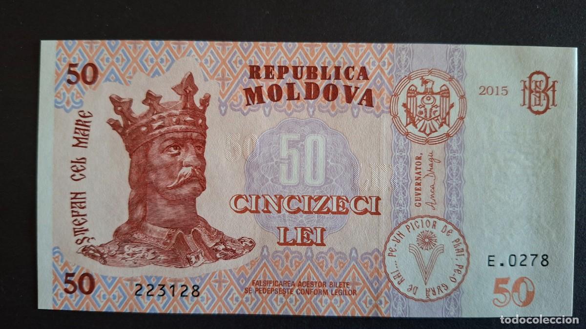 Billets internationaux: MOLDAVIA 50 Lei 2015 P- 24c SC