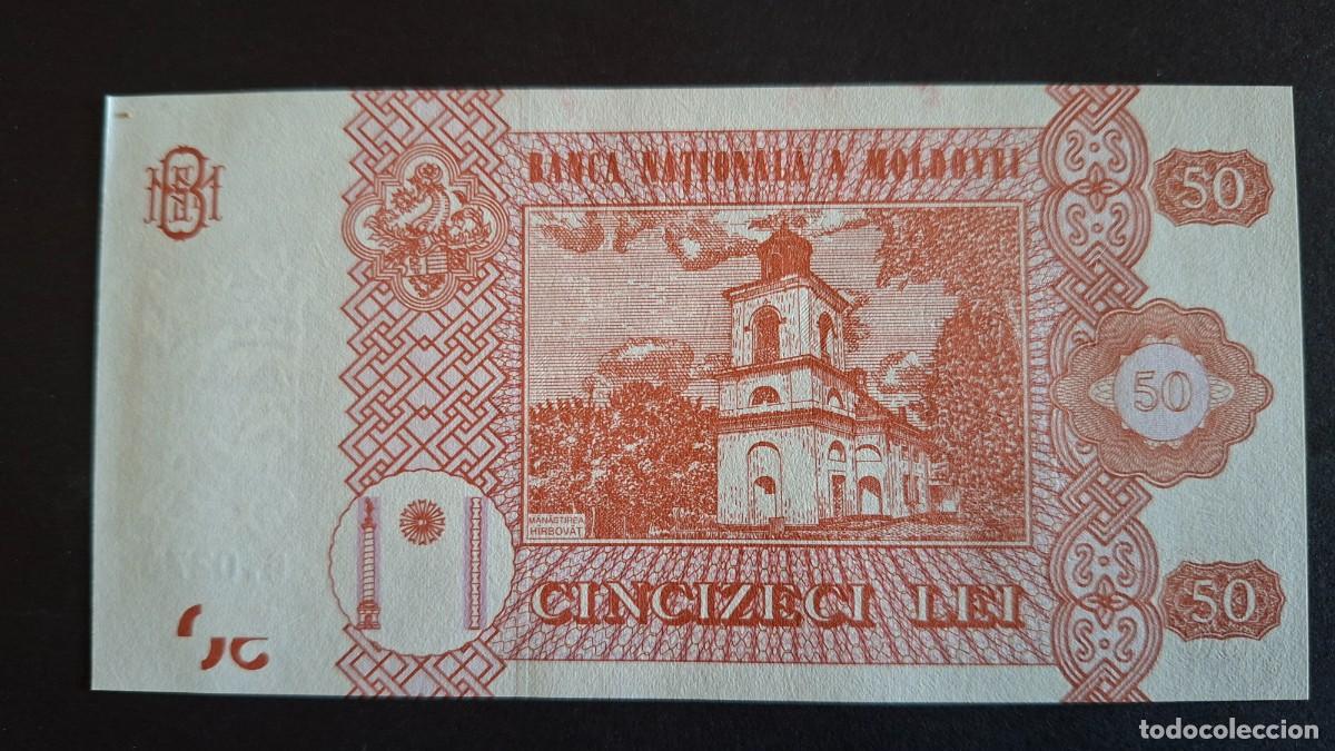 Billetes extranjeros: MOLDAVIA 50 Lei 2015 P- 24c SC - Foto 2