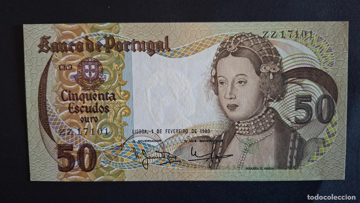 International Banknotes: PORTUGAL 50 Escudos 1980 P- 174b.2.1 SC