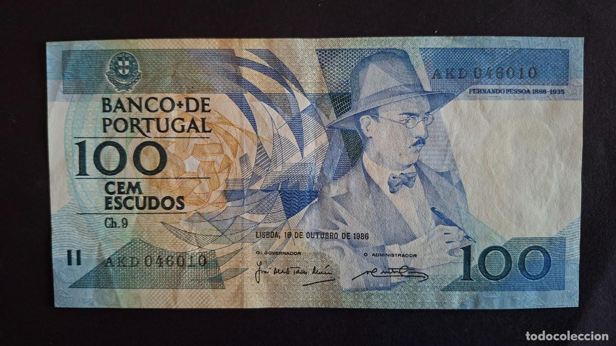 International Banknotes: PORTUGAL 100 Escudos 1986 P- 179a.4 SC
