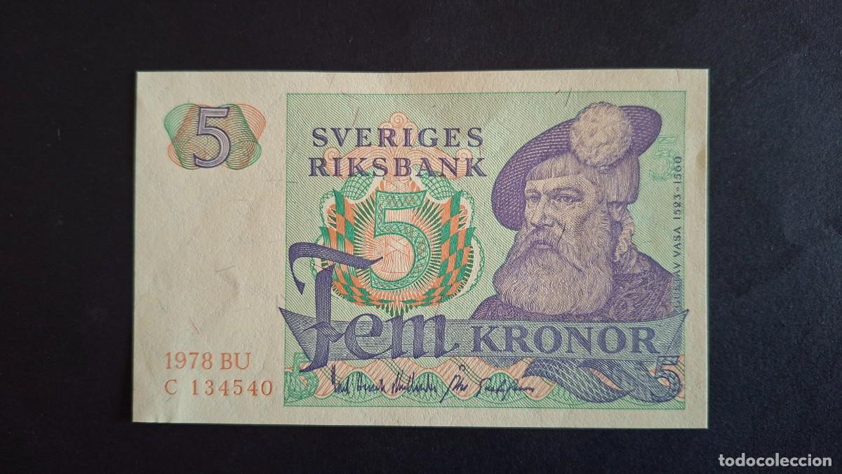 Billets internationaux: SUECIA 5 Kronor 1978 P- 51d.2 SC