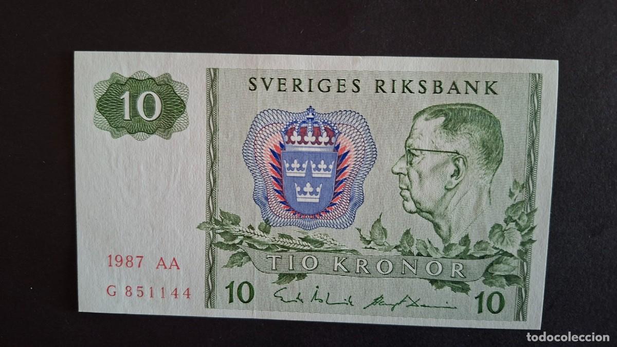 International Banknotes: SUECIA 10 Kronor 1987 P- 52e.6 SC