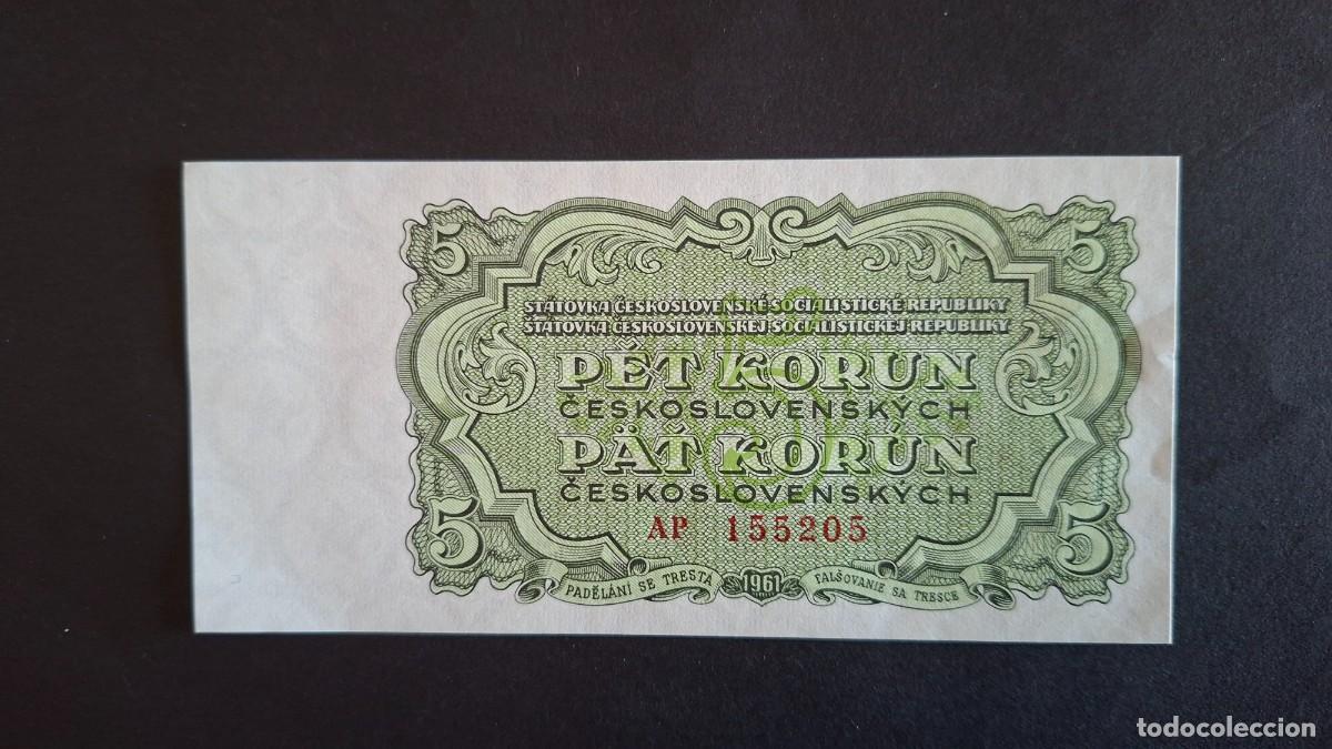 International Banknotes: CHECOSLOVAQUIA 5 Korun 1961 P- 82a SC