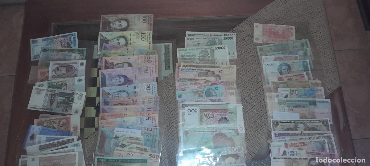 Billetes extranjeros: 150 BILLETES DEL MUNDO S/C AFRICA ASIA SUDAMERICA EUROPA