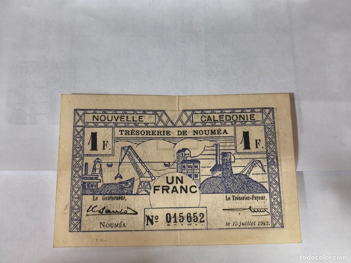 Internationale Banknoten: Nueva caledonia 1francos 1942 VF.