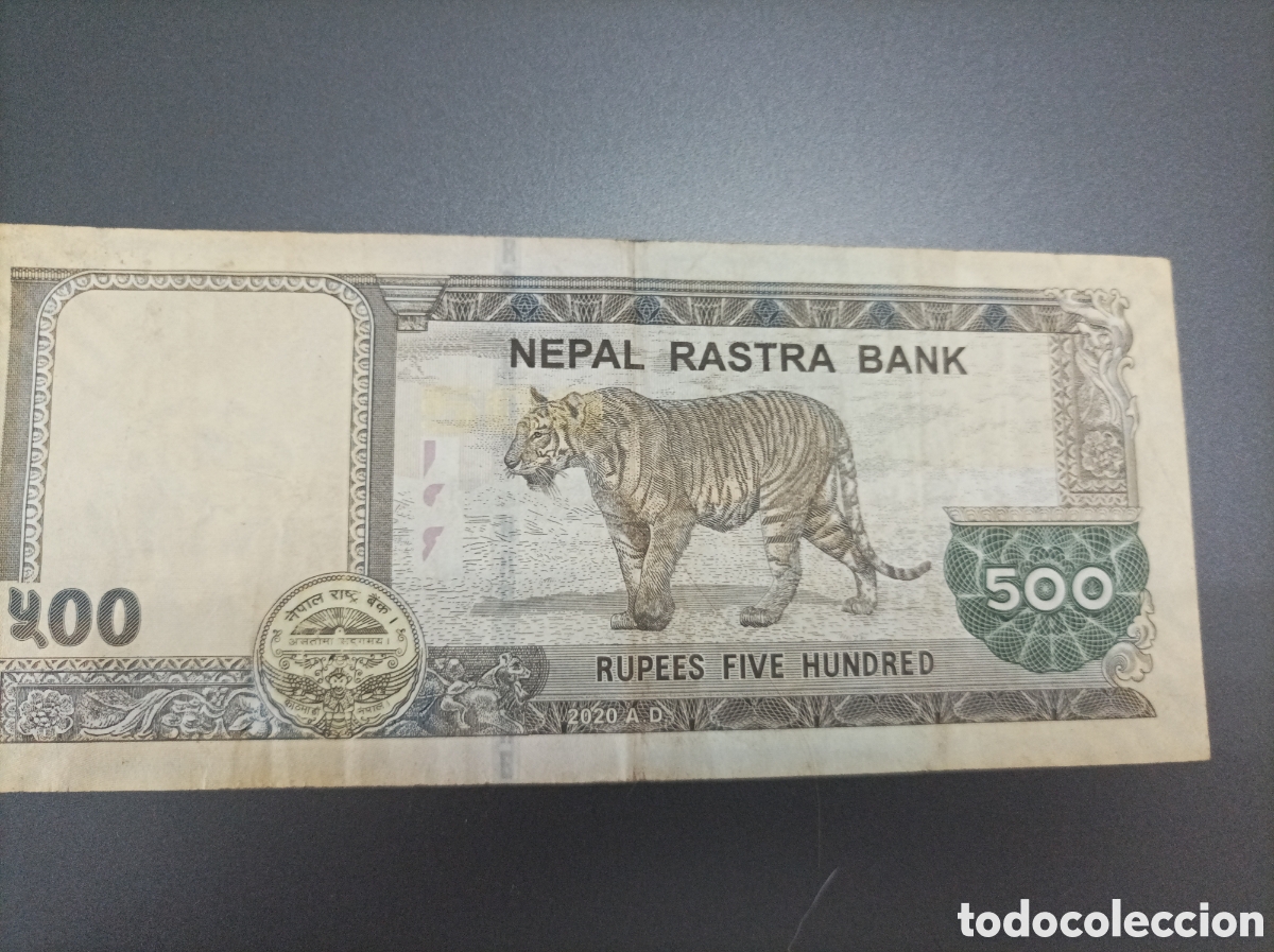 Billetes extranjeros: Billete de Nepal 500 rupias 2020