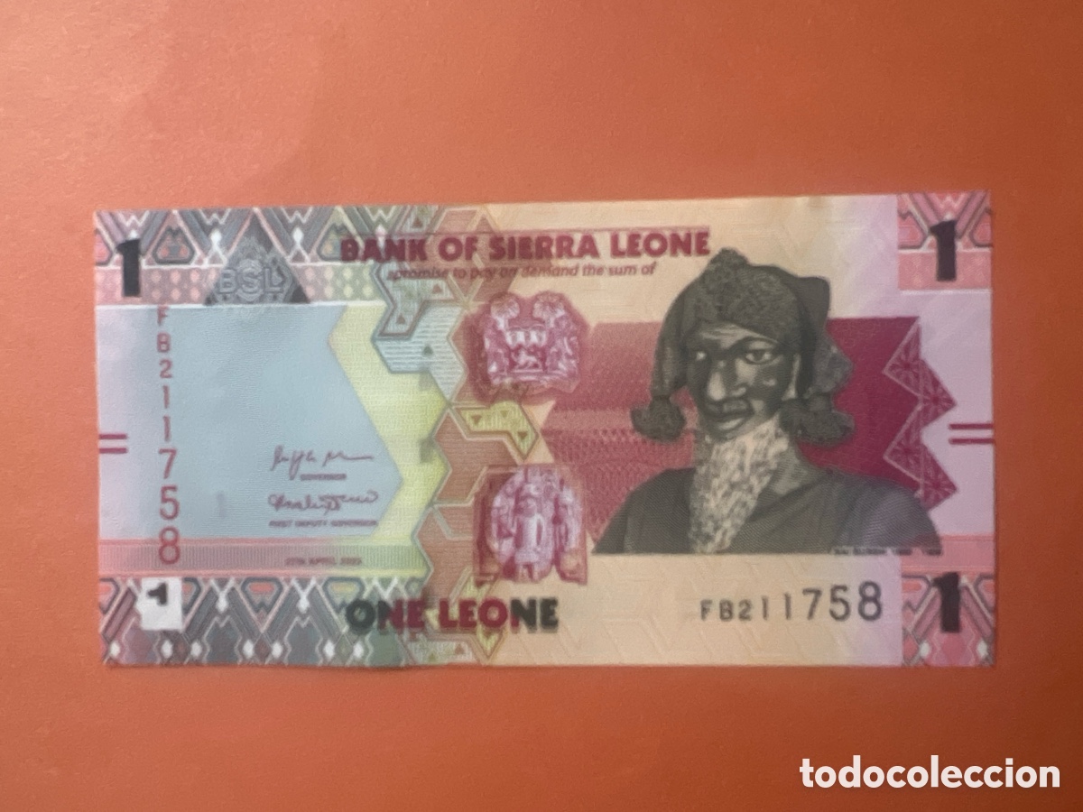 Banconote internazionali: V3. Billete - SIERRA LEONE. 1 leone - ONE LEONE