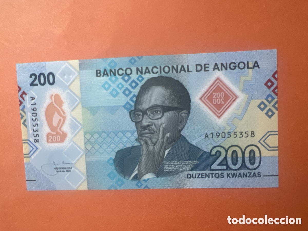 International Banknotes: V4. Billete - Angola 200 Kwanzas 2020