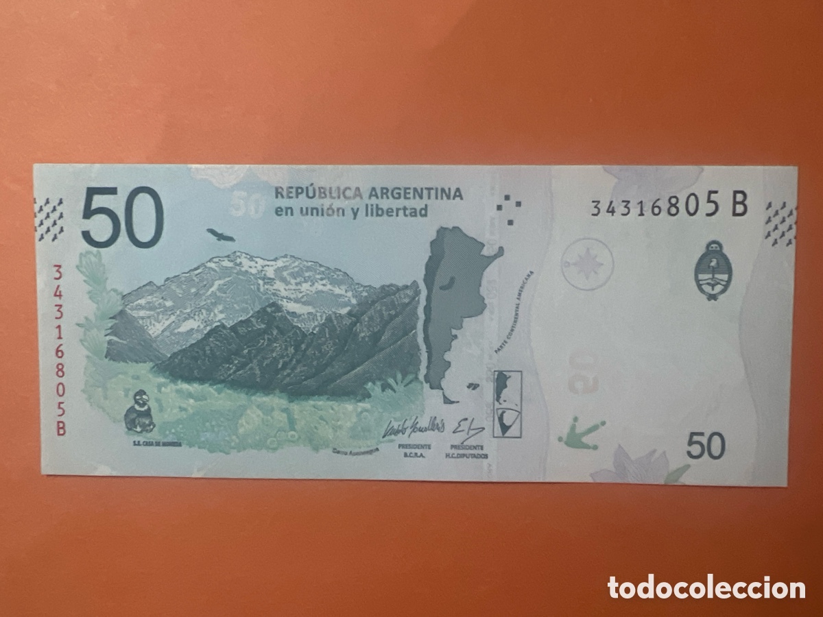 International Banknotes: V4. Billete - ARGENTINA - 50 PESOS