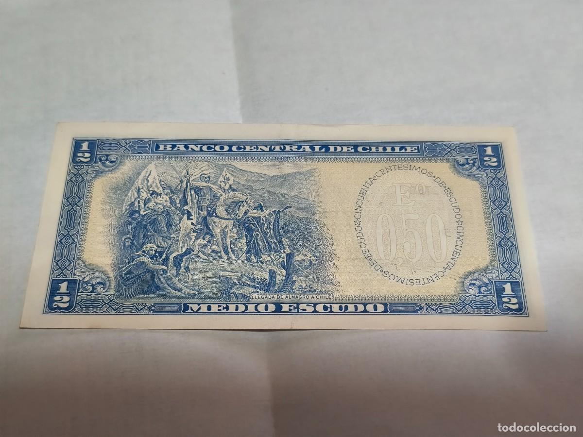 Billetes extranjeros: Chile 1/2escudos UNC-. - Foto 2