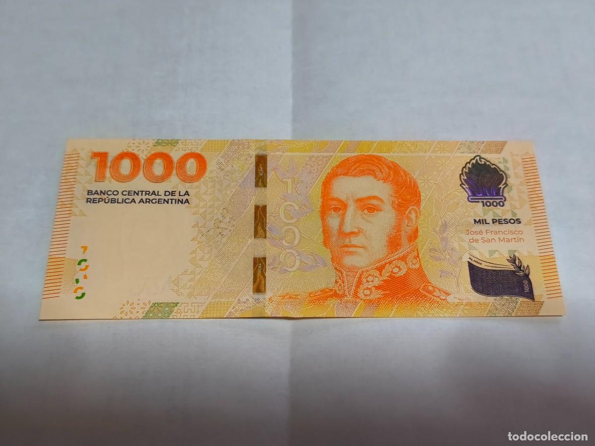 Billetes extranjeros: Argentina 1000pesos UNC. - Foto 1