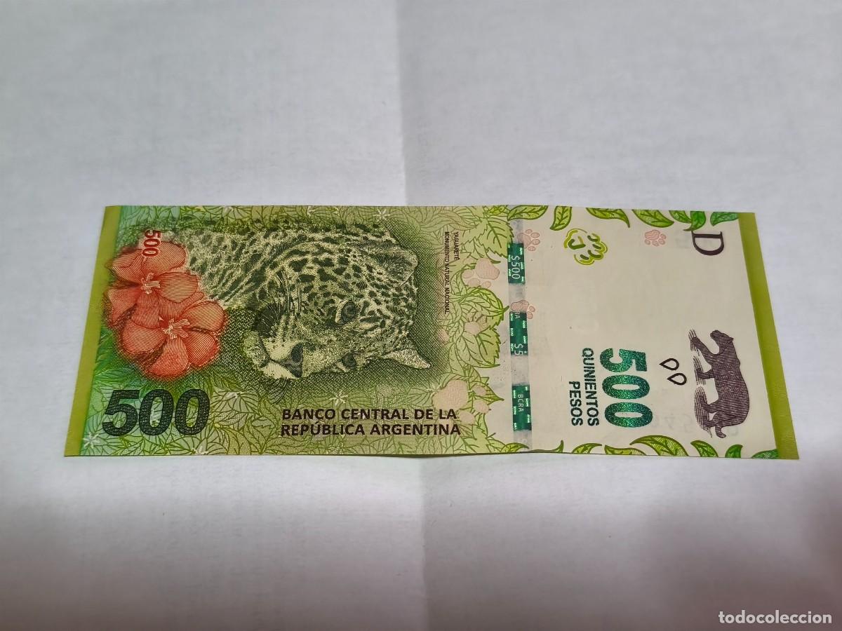 Billetes extranjeros: Argentina 500pesos UNC-. - Foto 1