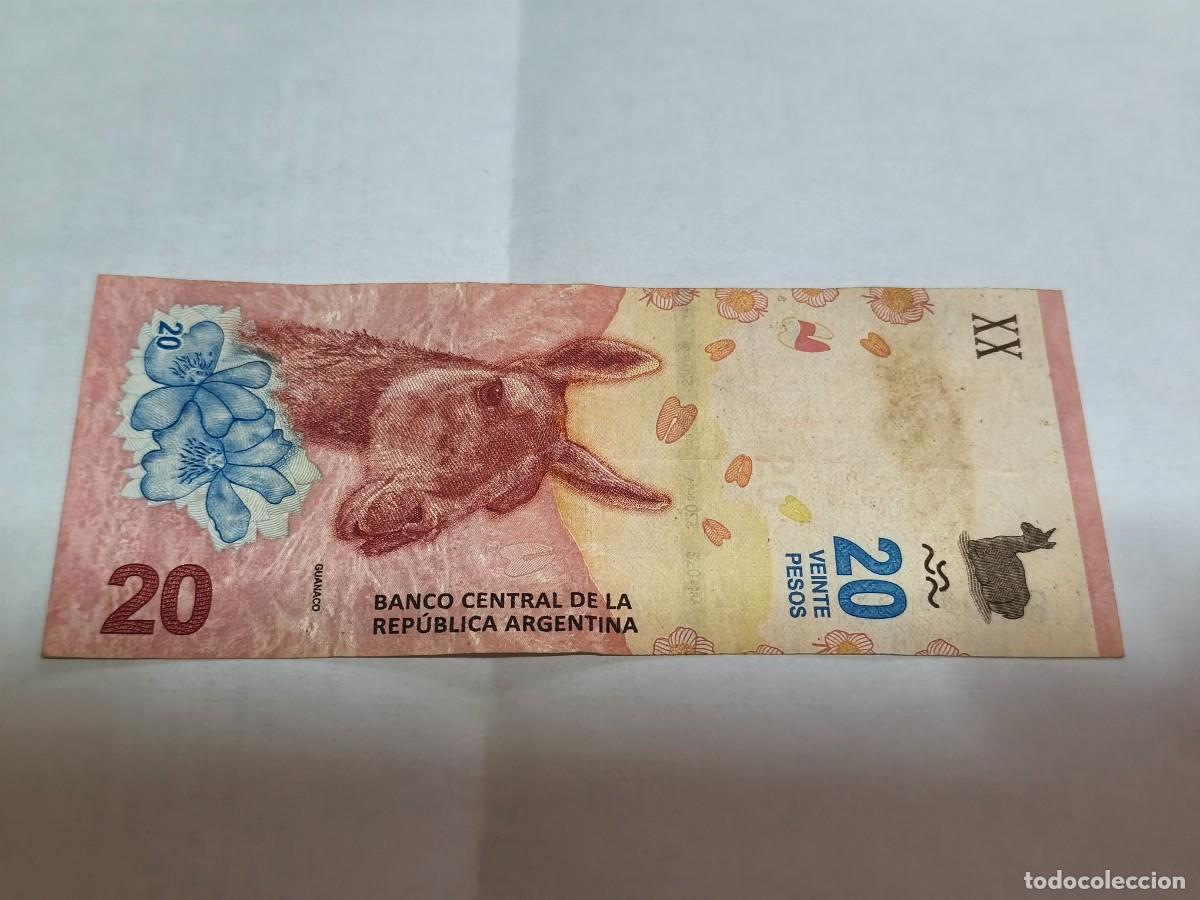 Billetes extranjeros: Argentina 20pesos VF. - Foto 1