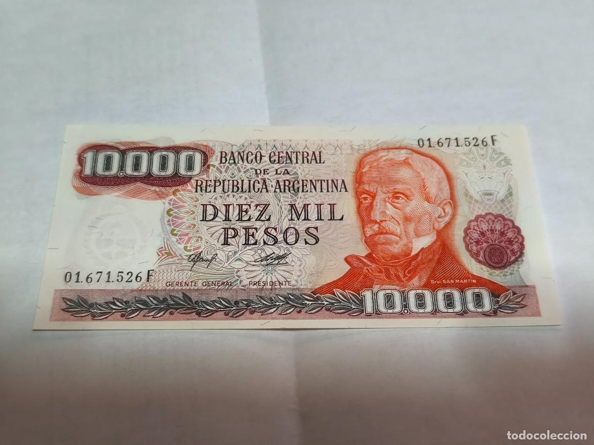 Billetes extranjeros: Argentina 10000pesos UNC. - Foto 1