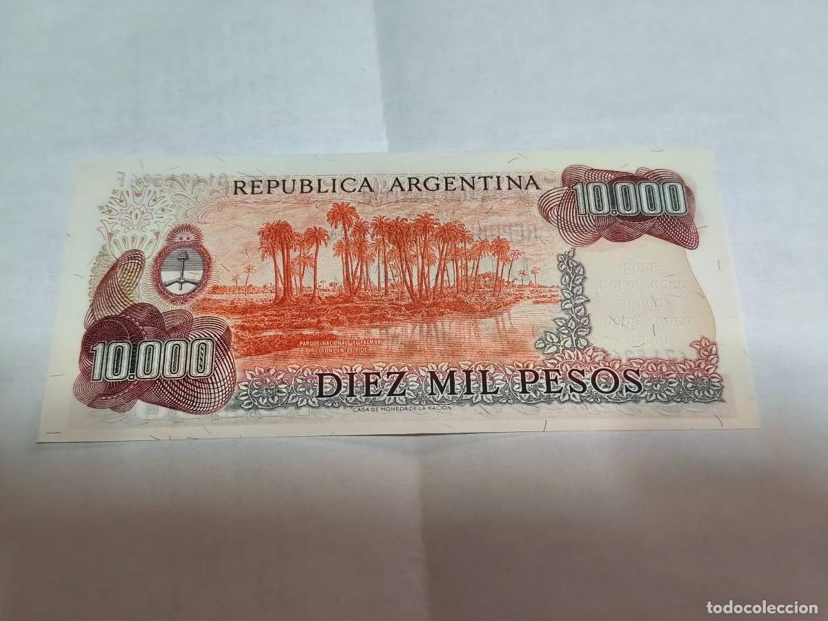 Billetes extranjeros: Argentina 10000pesos UNC. - Foto 2
