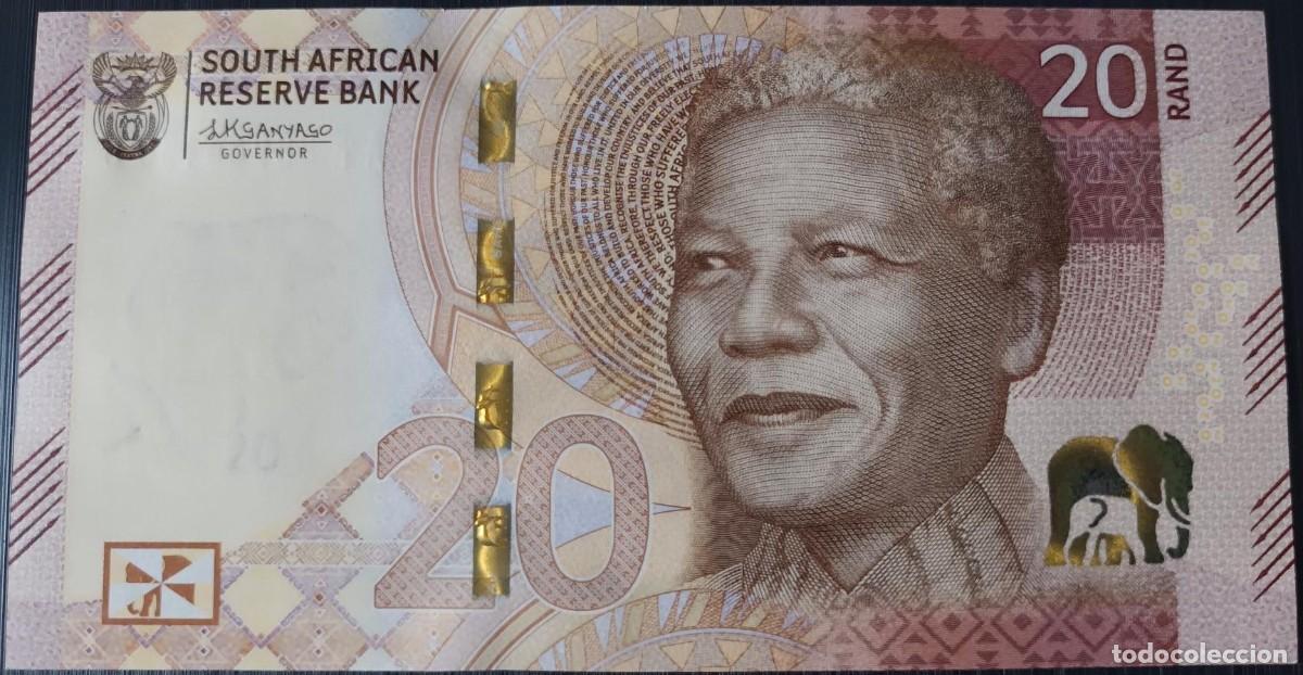 Billetes extranjeros: BILLETE DE SURAFRICA DE 20 RAND DEL A&Ntilde;O 2023 SIN CIRCULAR (SC)