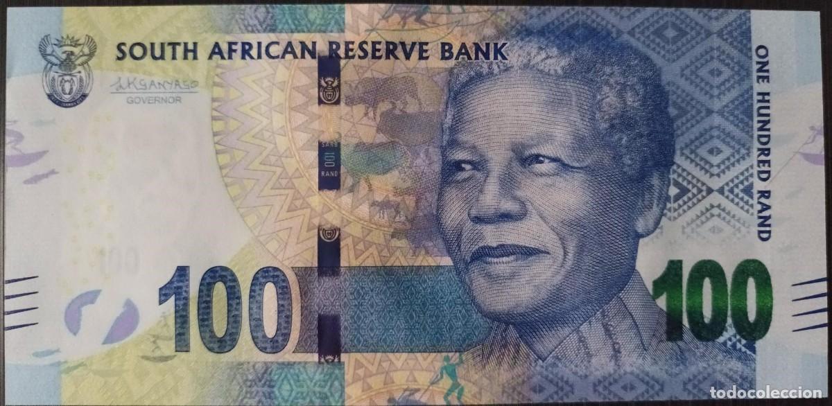 Billetes extranjeros: BILLETE DE SURAFRICA DE 100 RAND DEL A&Ntilde;O 2016 SIN CIRCULAR (SC)