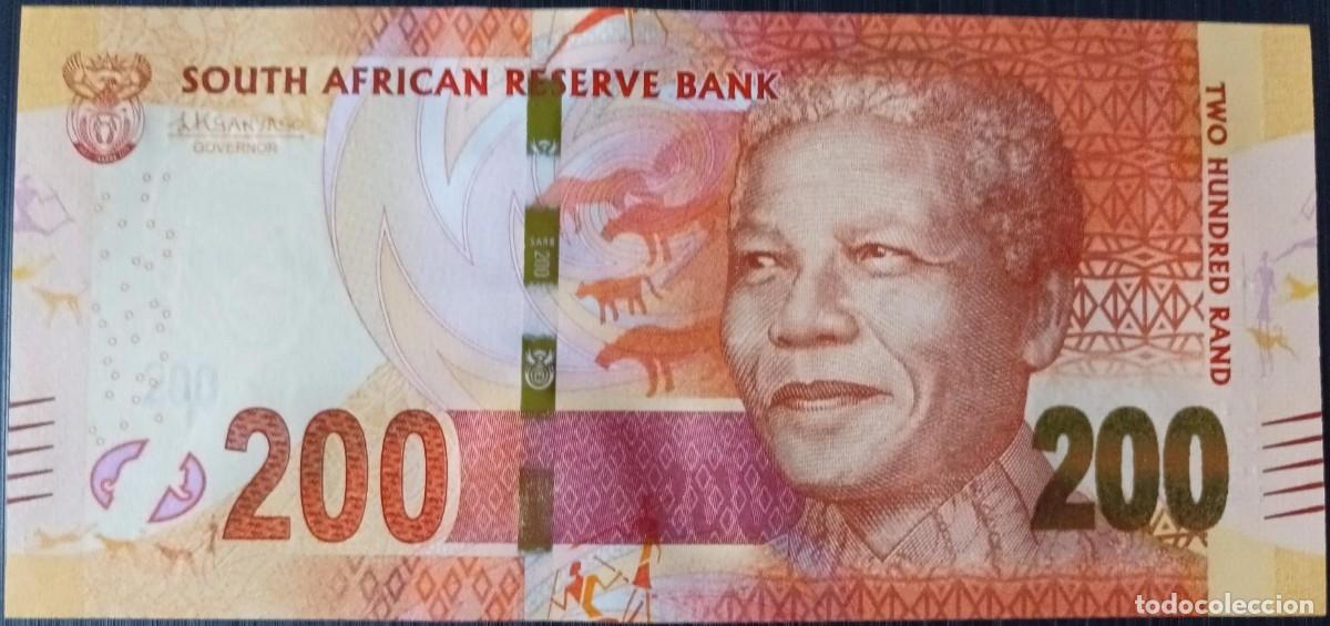Billetes extranjeros: BILLETE DE SURAFRICA DE 200 RAND DEL A&Ntilde;O 2016 SIN CIRCULAR (SC)