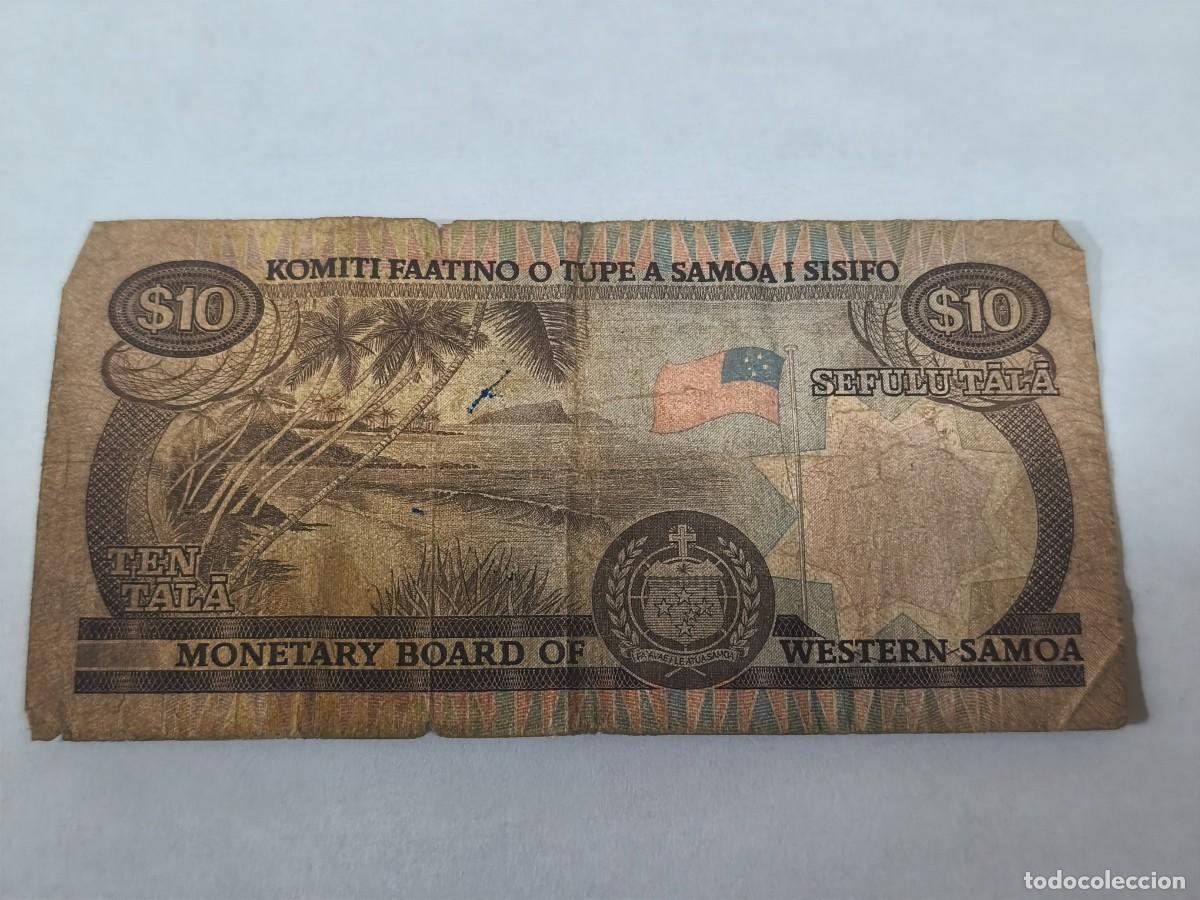 Billetes extranjeros: Western Samoa 10tala - Foto 2
