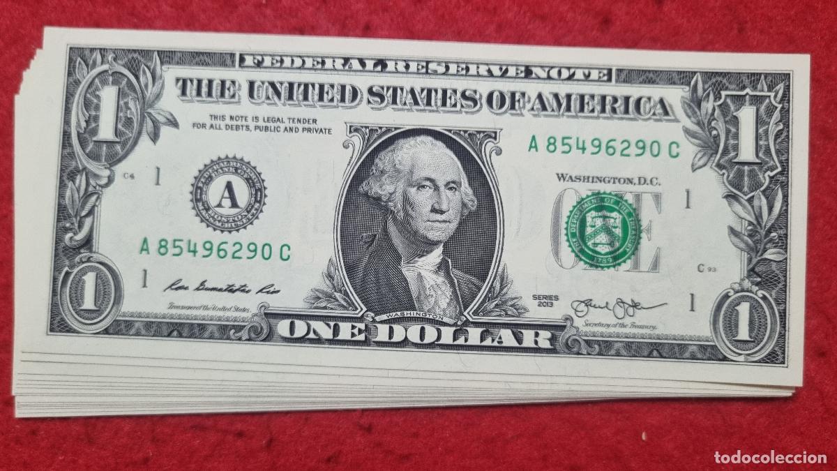 International Banknotes: 1 BILLETE 1 DOLAR ESTADOS UNIDOS USA 2013 NUEVO SIN CIRCULAR ORIGINAL KU