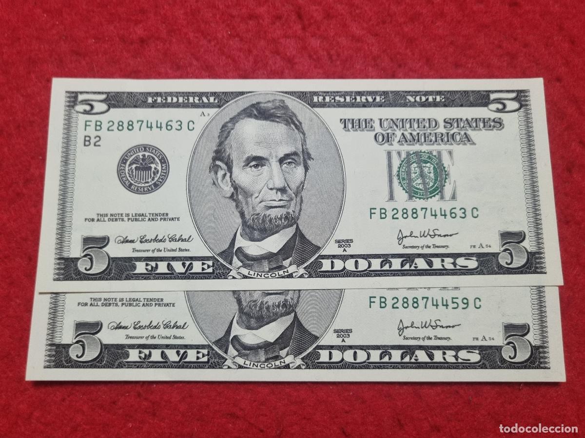 Billetes extranjeros: 1 BILLETE 1 DOLAR ESTADOS UNIDOS USA 2003 A NUEVO SIN CIRCULAR ORIGINAL KU