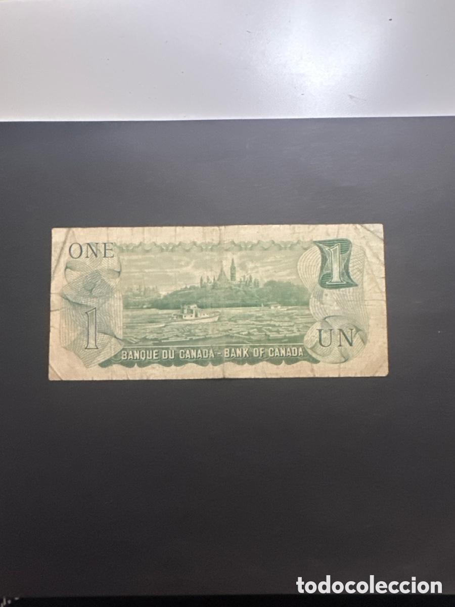 Billetes extranjeros: Billete de Canad&aacute; de 1 dollar 1973 - Foto 2