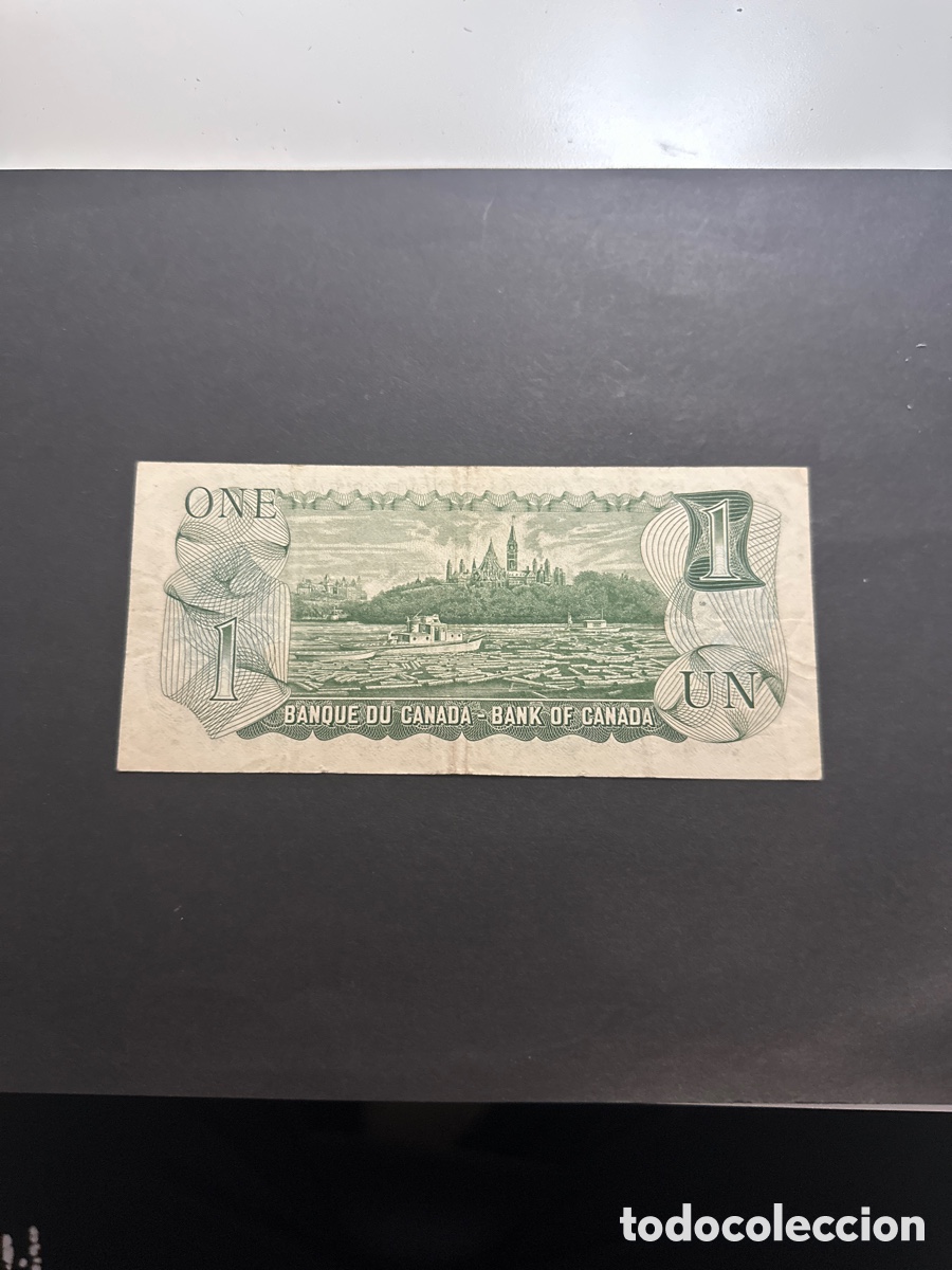 Billetes extranjeros: Billete de Canad&aacute; de 1 dollar a&ntilde;o 1973 - Foto 2