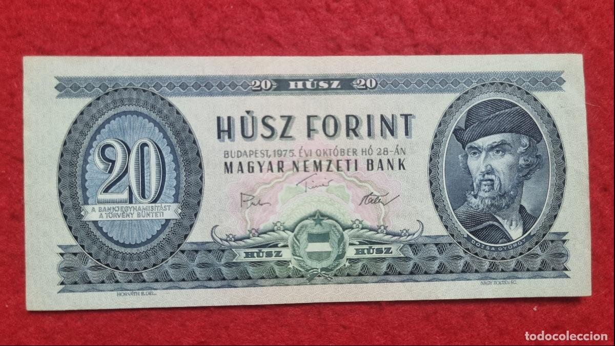 Billetes extranjeros: Q7 BILLETE HUNGRIA 20 FORINT 1975 MBC++ ORIGINAL