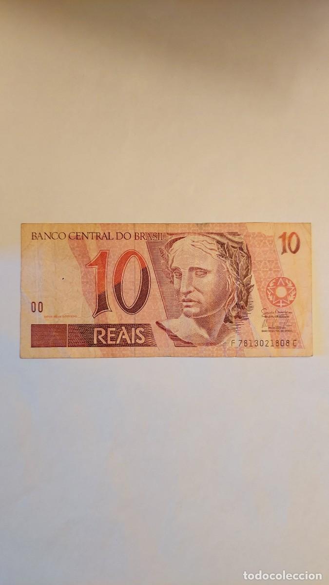 Billetes extranjeros: Billete de 10 Reais Brasil 1994 - Foto 1