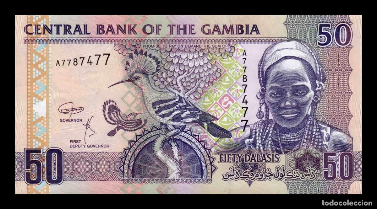 Billetes extranjeros: Gambia 50 Dalasis 2018 Pick 28d Sc- aUnc