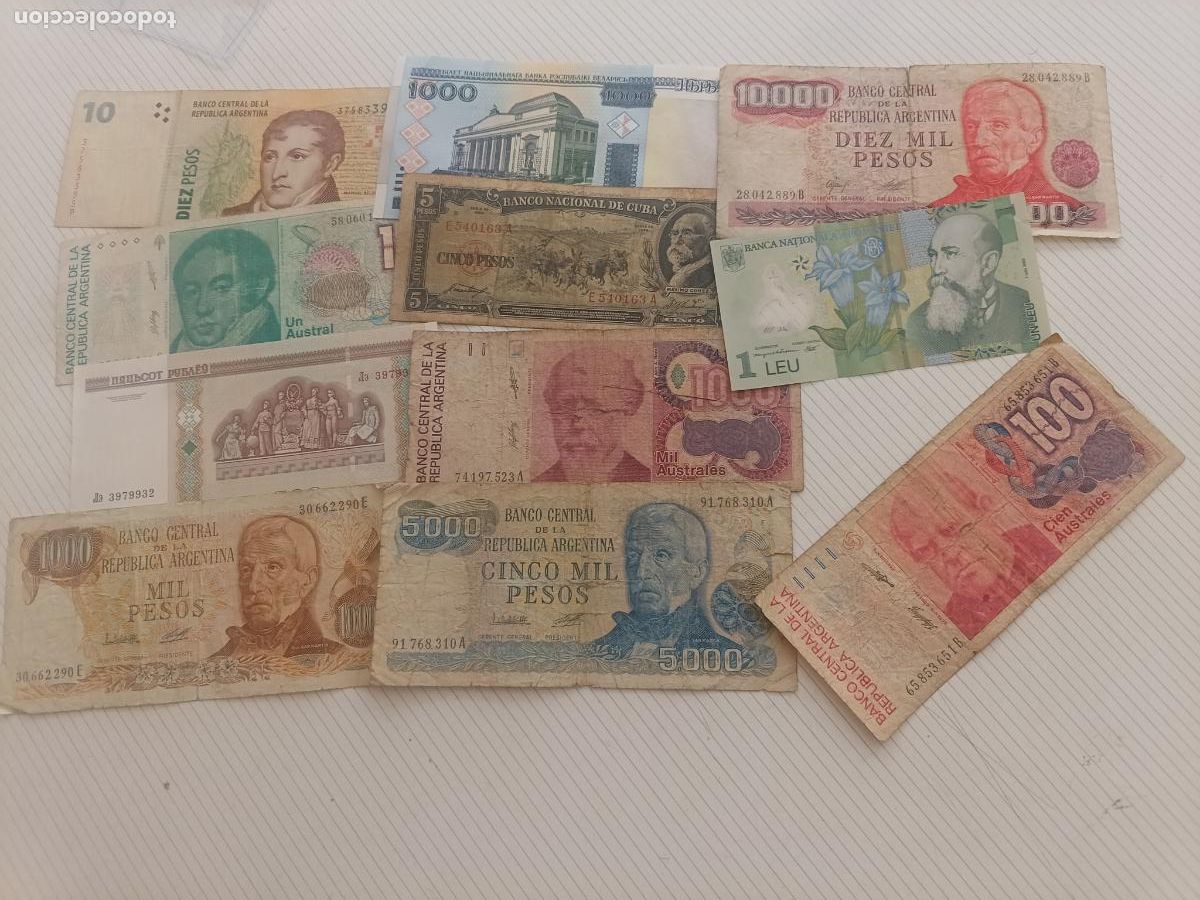 Billetes extranjeros: 11 billetes mundiales diferentes