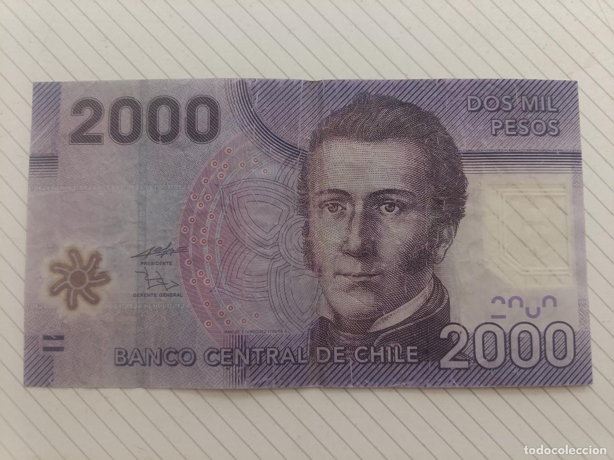 Billetes extranjeros: Chile 2000 Pesos 2009