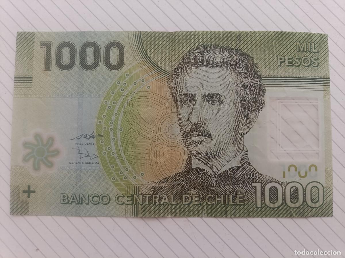 Billetes extranjeros: CHILE 1000 PESOS 2010 - Foto 1