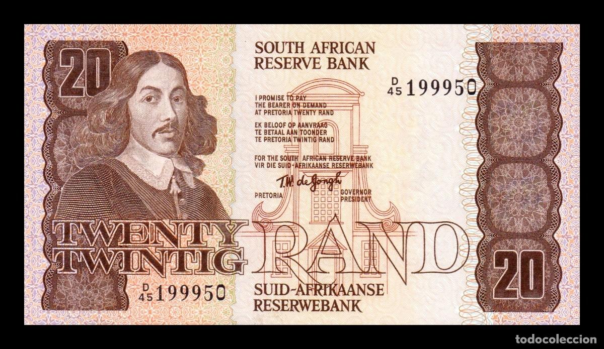 Billetes extranjeros: Sud&aacute;frica 20 Rand Bartholomeus Vermuyden 1979 Pick 121a Sc-/Sc aUnc/Unc