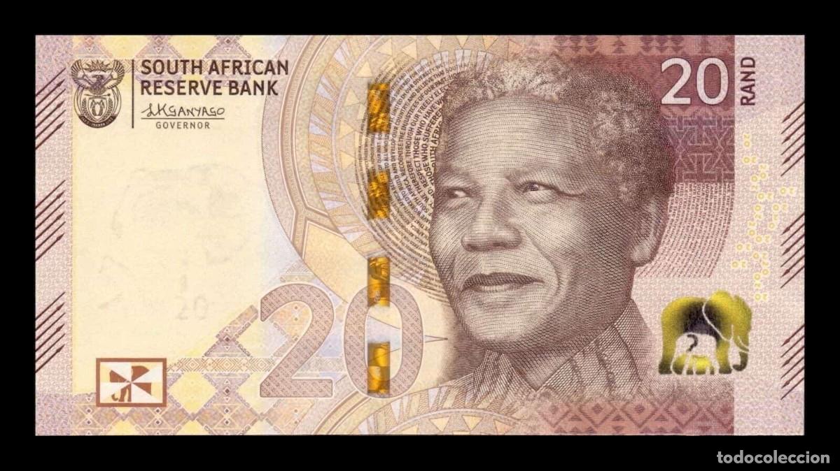 Billetes extranjeros: Sud&aacute;frica 20 Rand Nelson Mandela 2023 Pick 149 Sc Unc