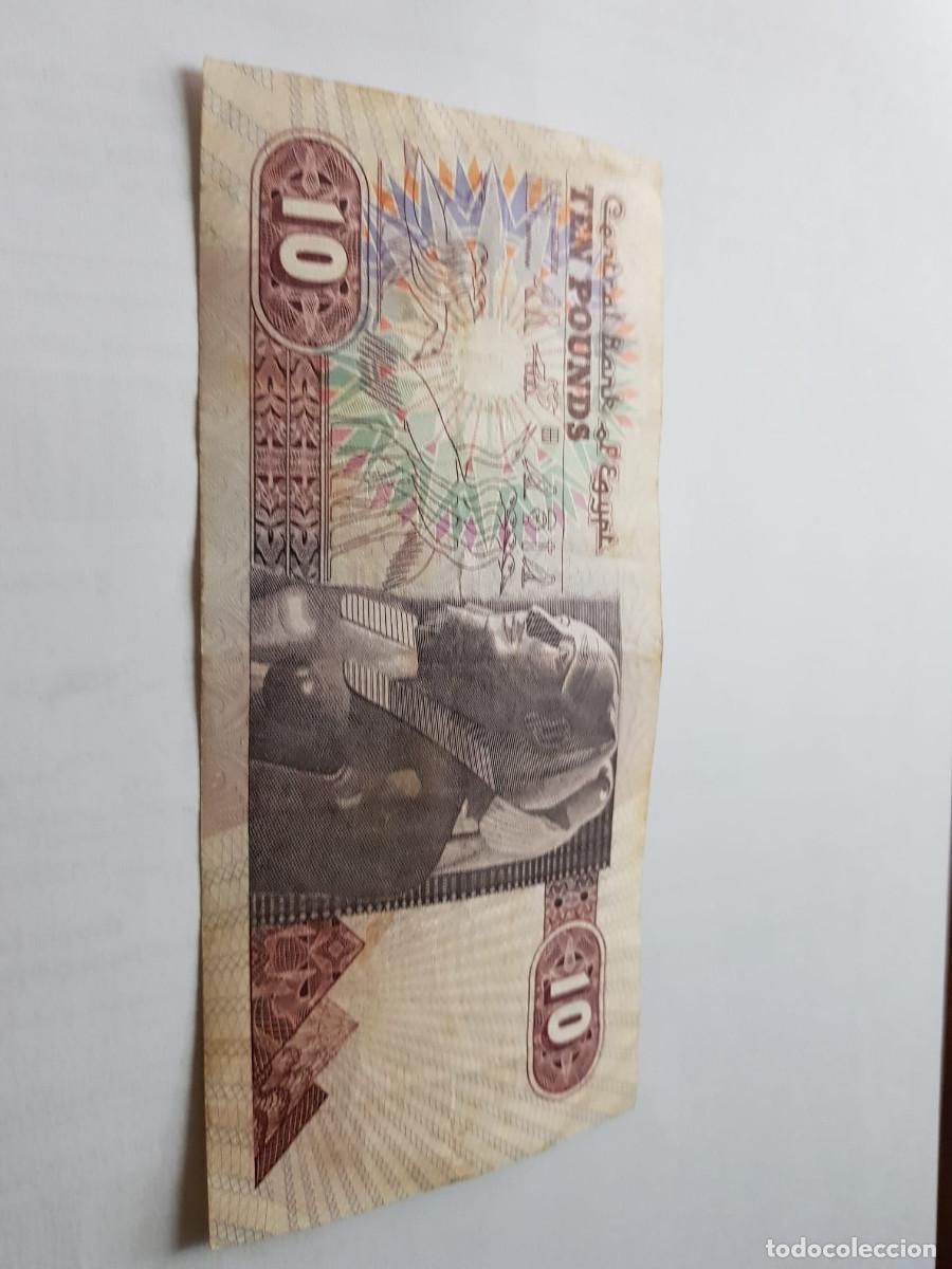 Billetes extranjeros: EGIPTO- 10 LIBRAS-2004