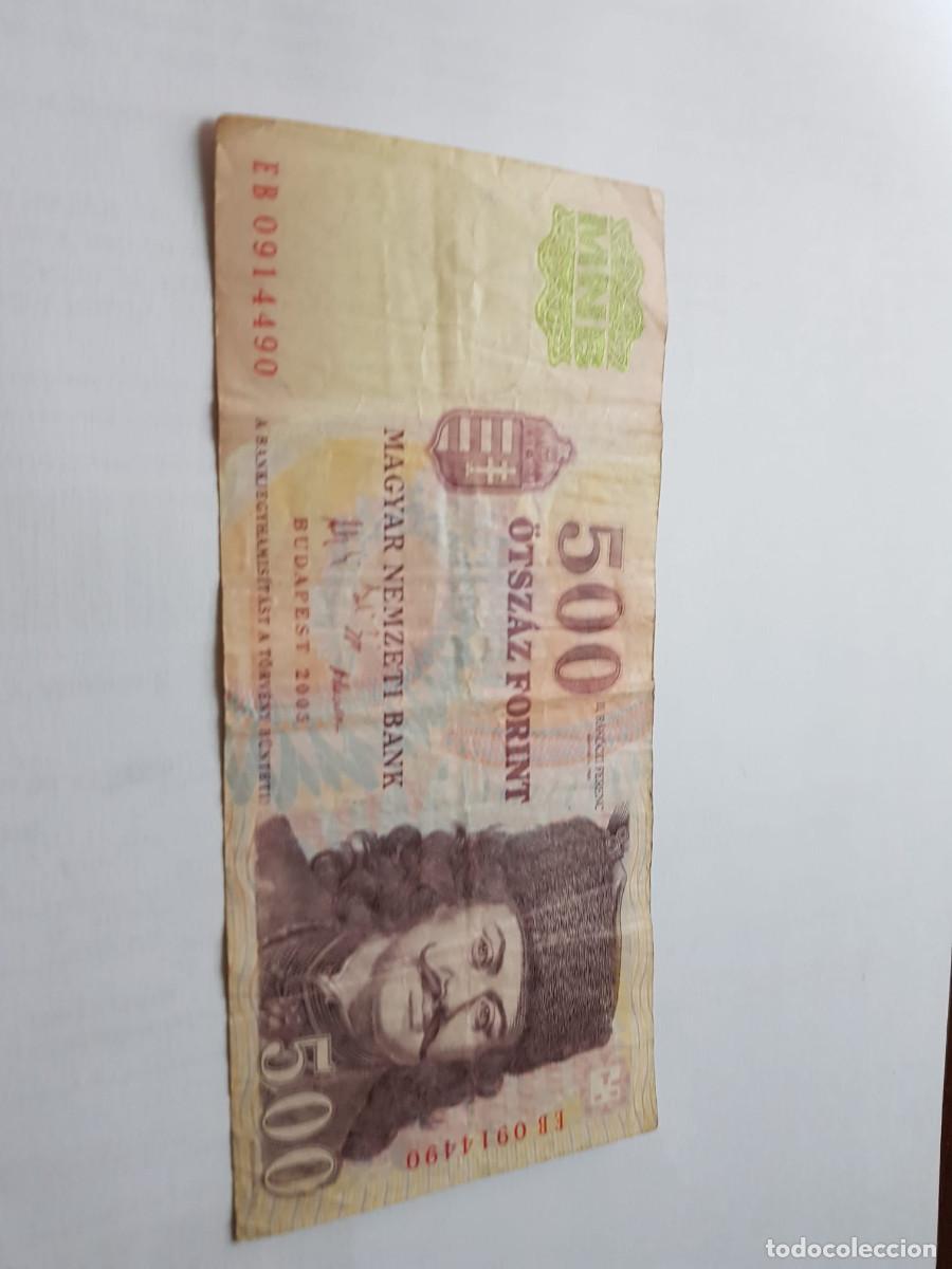 Billetes extranjeros: HUNGRIA-500 FORINT-2005