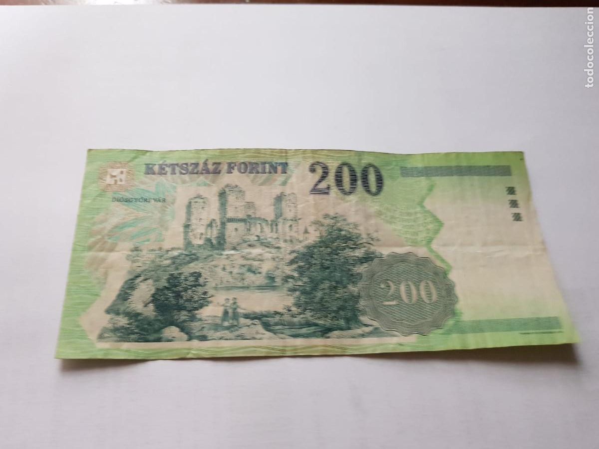 Billetes extranjeros: HUNGRIA-200 FORINT-2005 - Foto 2
