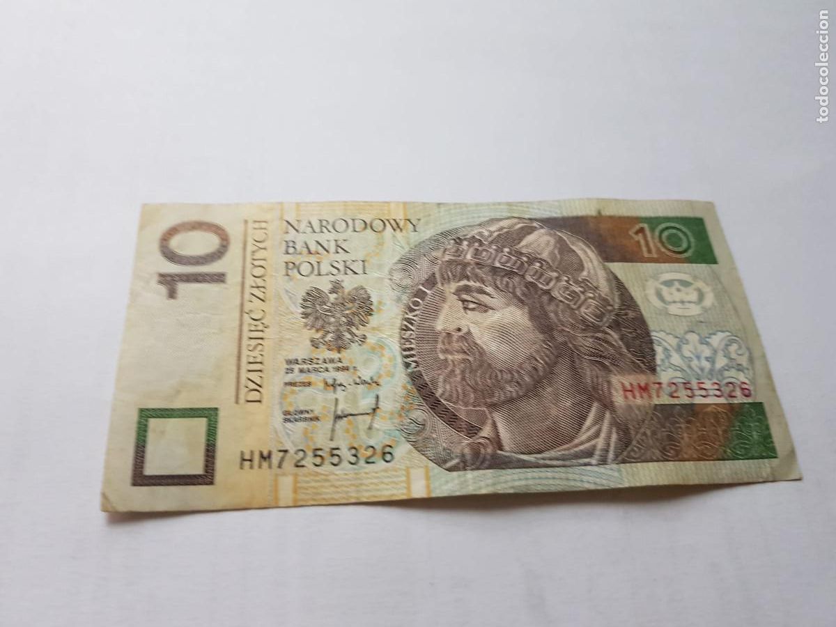Billets internationaux: POLONIA-10 ZLOTYCH-1994